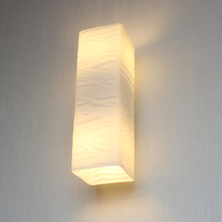modern glass wall lamp 2 lights glass shade e27 bed living room wall sconces