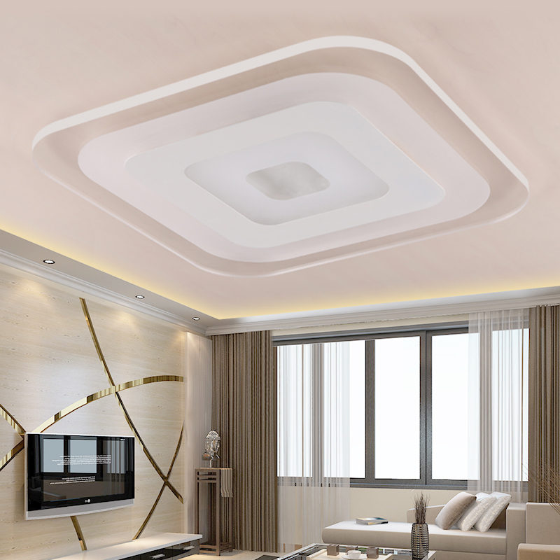modern led ceiling light living room lights acrylic decorative lampshade kitchen lamp lamparas de techo moderne lamps