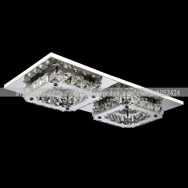 modern led crystal ceiling light flush mount living bedroom hallway ceiling lamps