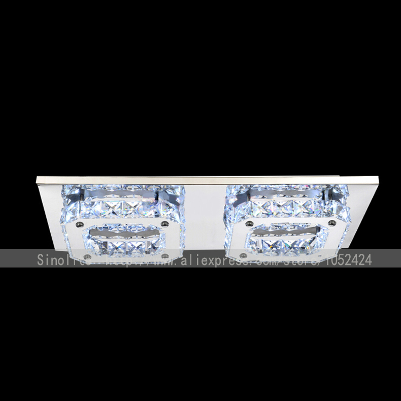 modern led crystal ceiling light flush mount living bedroom hallway ceiling lamps