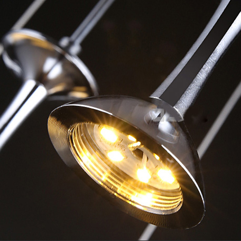 modern led pendant light 15w 3 lights led pendant lamp long bar back plate l50 stainless steel led lamp for dinning room