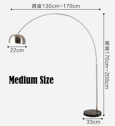 modern stainless steel fishing floor lamp for living room/lounge/table lamp fishing floor stand lamp e27 bulb 100-240v