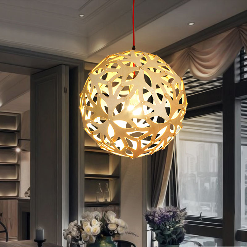 modern wood chandeliers 1 light dia 45cm e26 e27 chandelier lamp for living room loft lights chandelier lamp