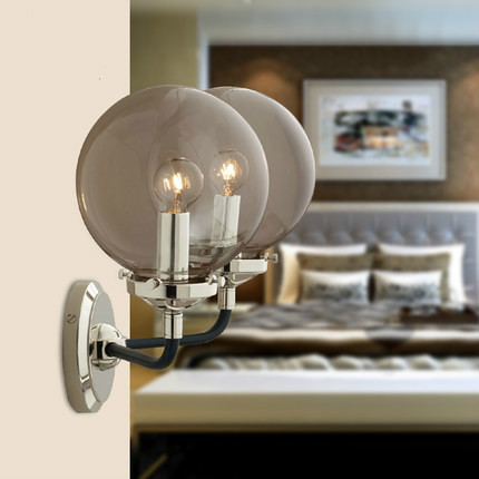 modo loft wall lamp retro vintage industrial edison glass ball wall mount light sconces indoor lighting bedside lamps