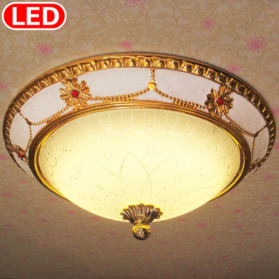 quality gold flower led ceiling light lamp home indoor ceiling lighting for bedroom/study room/hallway moderne plafondlamp