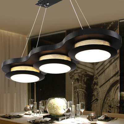 remote control modern led pendentes luz brief pendant lights for dining room modern suspension luminaire black/white fitting