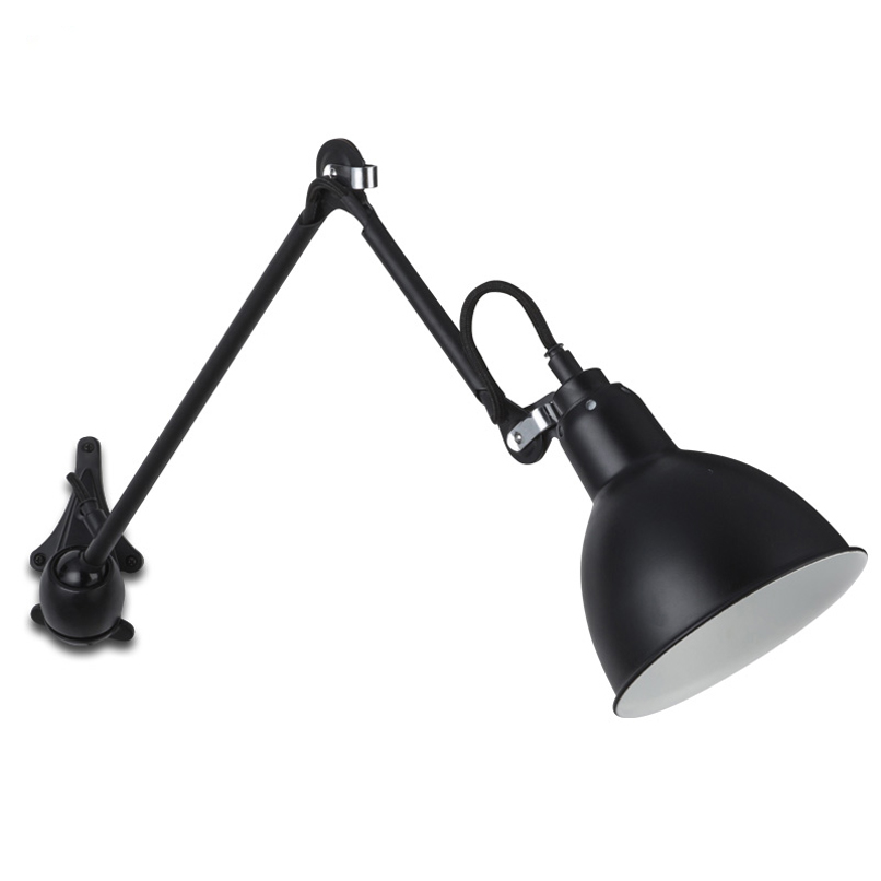task wall light lamp e26 e27 with swing arms110v 220v wall sconces reading working bernard-albin gras light