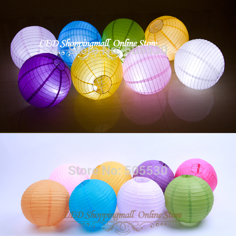 ,100pcs/lot,12"(30cm)chinese round paper lantern lamp cover for holiday & wedding party lighting decoration
