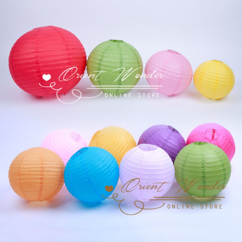 ,4pcs/lot,8"(20cm)chinese round paper lantern lamp cover for holiday &wedding party lighting decoration