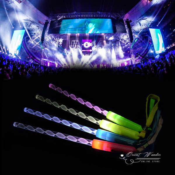 5pcs/lot 3 modes acrylic glow stick light colorful light up stocks for concert wedding party decoration cheering props