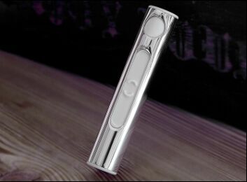 6pcs/lot mental shell mini electronic usb lighter rechargeable flameless cigarette cigar lighters smoking gadget