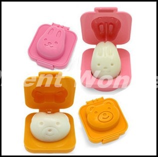 6pcs/lot plastic egg mould sushi mold rice mold jelly mould diy cooking tool