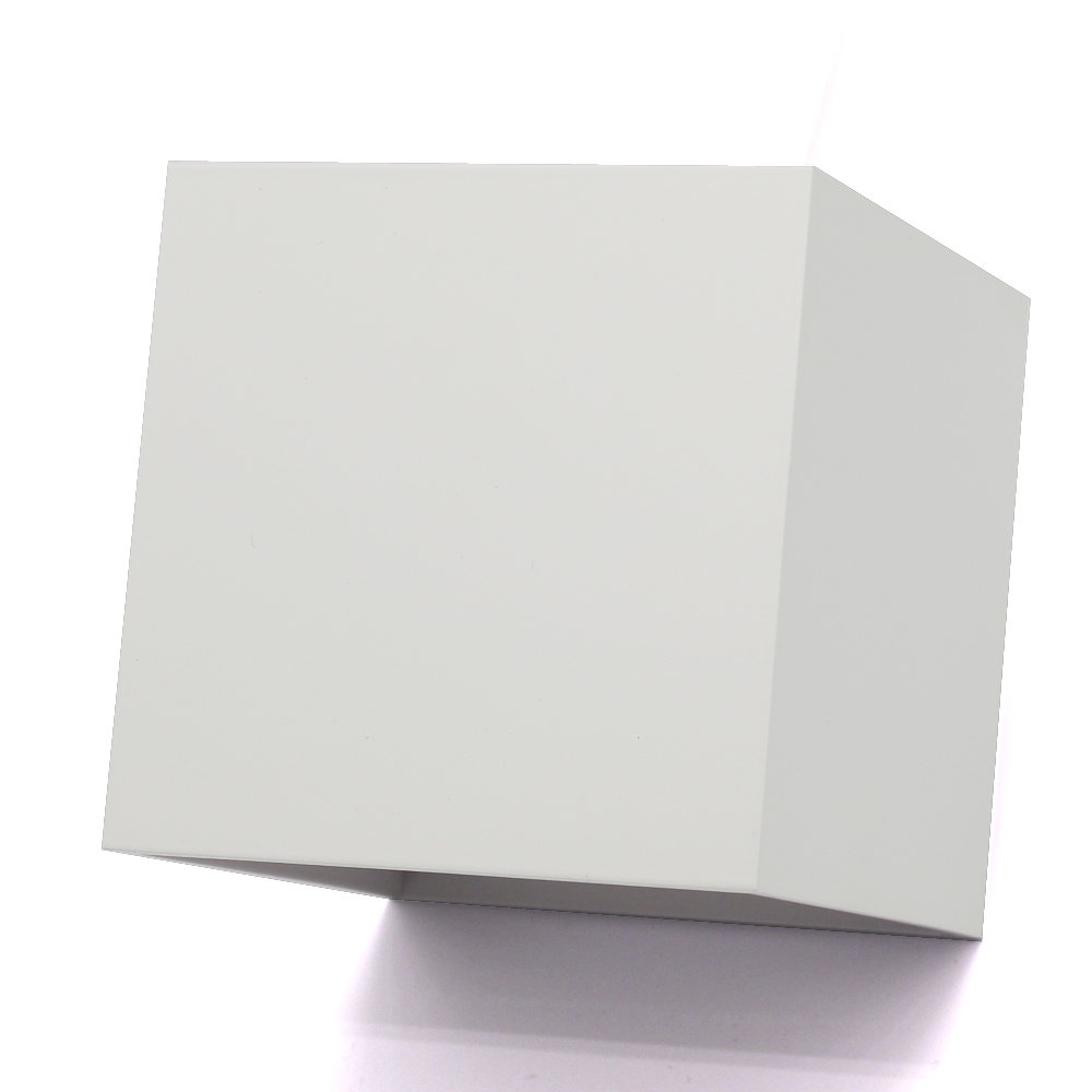 7w outdoor/indoor adjustable led cube surface mounted wall light waterproof ip65 up and down aluminum flood lamp