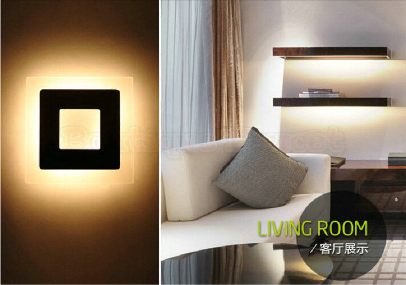ac85-265v 12w led wall light warm white for wall sconces lamp for living room dinning lamp ca413