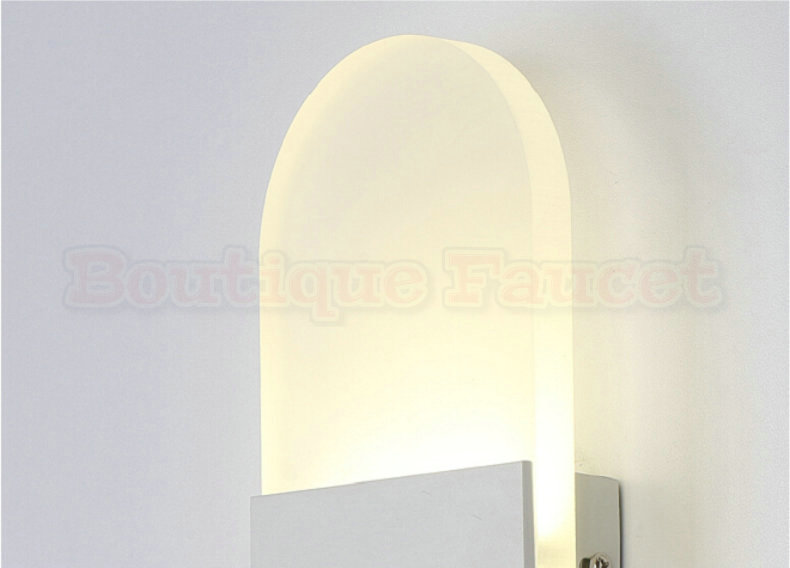 ac85-265v 6w warm white led lamp bedside lamp bedroom living room wall lamp aisle corridor thin wall sconce ca410