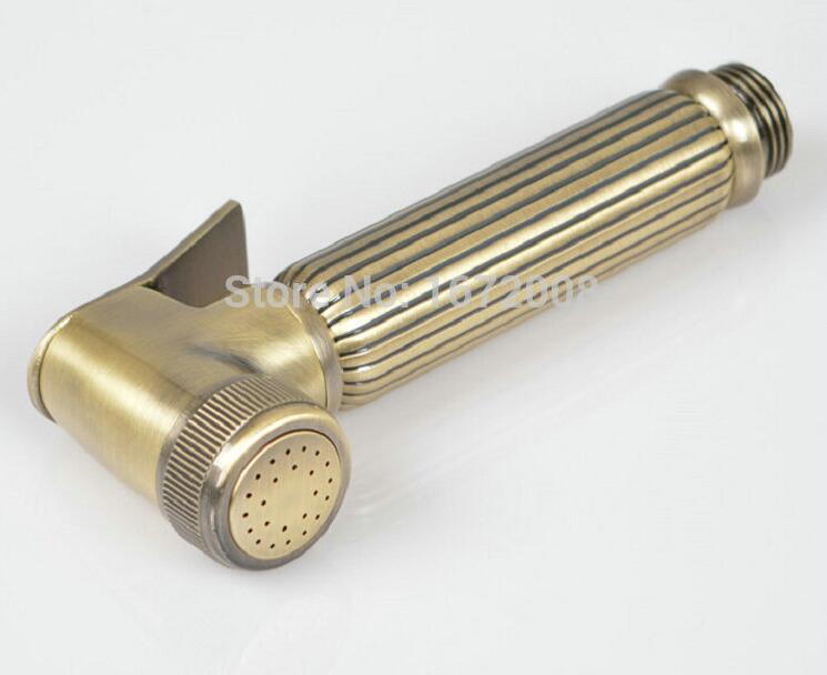 antique bronze hand held bidet shower set perforating toilet jet cleaner portable bidet bathroom accessories