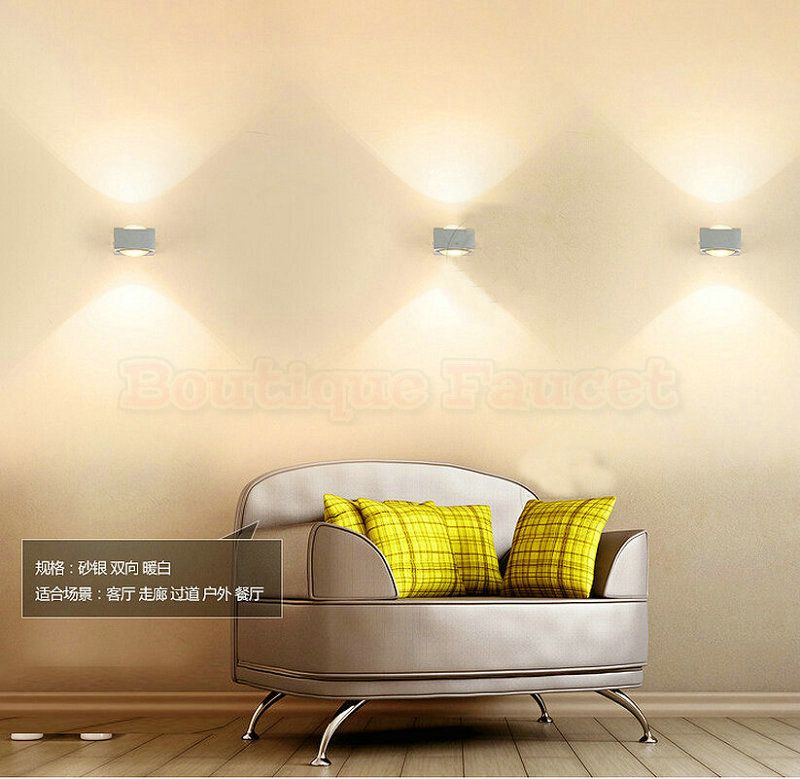 creative bedside lamp 6w white wall led wall lamp living room hallway bedroom bedside aisle balcony stairwell wall lamp ca422