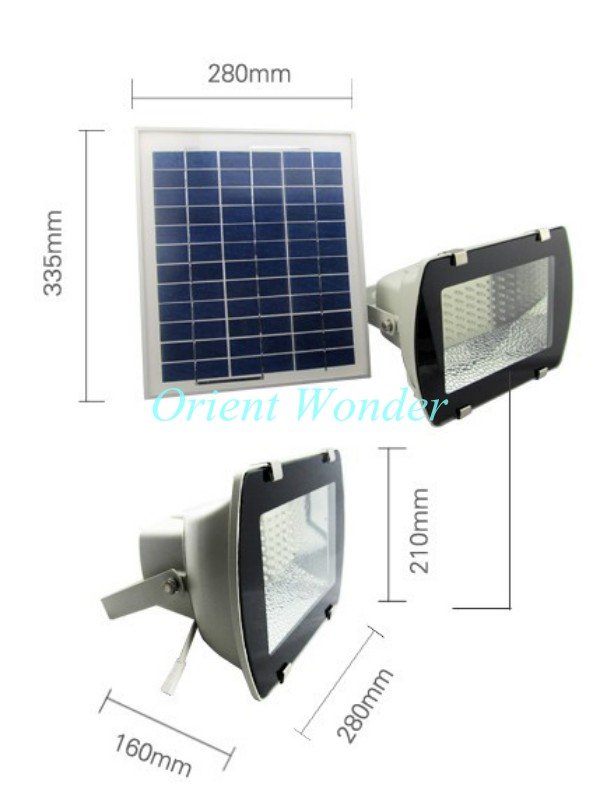for eu and usa,solar powered flood light,outdoor garden 54 led solar flood lamp with 10w solar panel waterproof