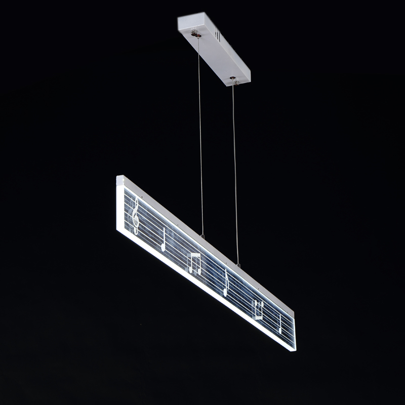 modern led pendant light 20w 90-265v 102cm acrylic pendant lamp for dinning room study room loft pendant lights
