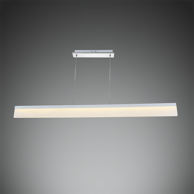 modern led pendant light 20w 90-265v 120cm acrylic pendant lamp for dinning room study room loft pendant lights