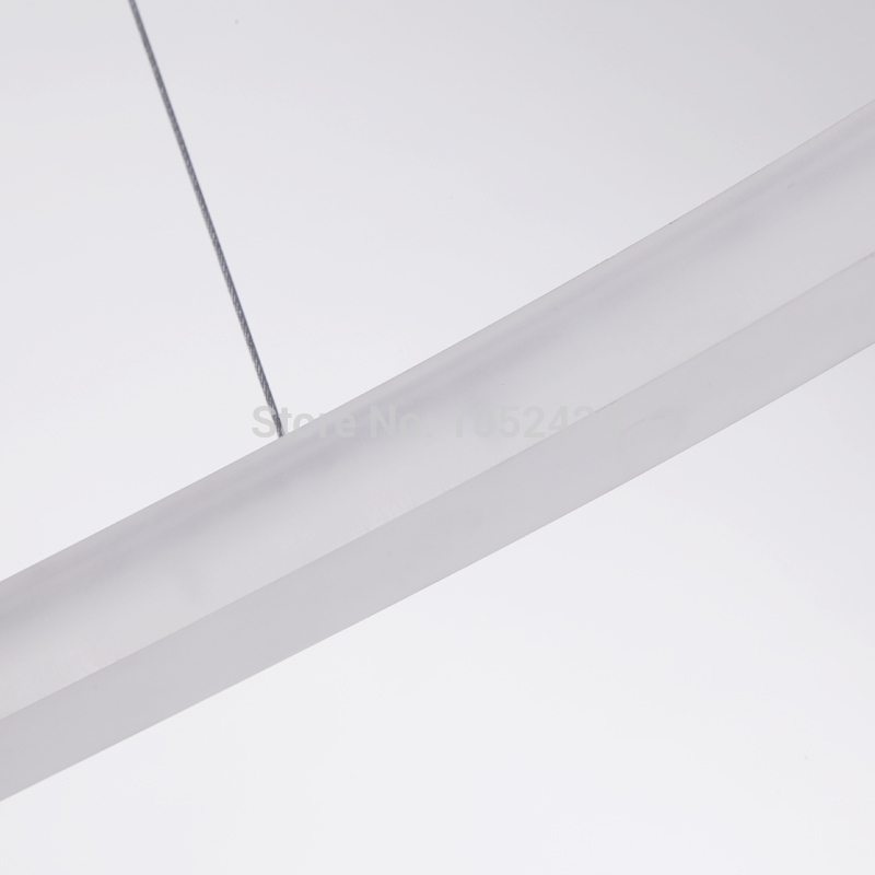 modern led pendant lights 18w 90-265v acrylice stainless steel l80cm dinning study room pendant lamps