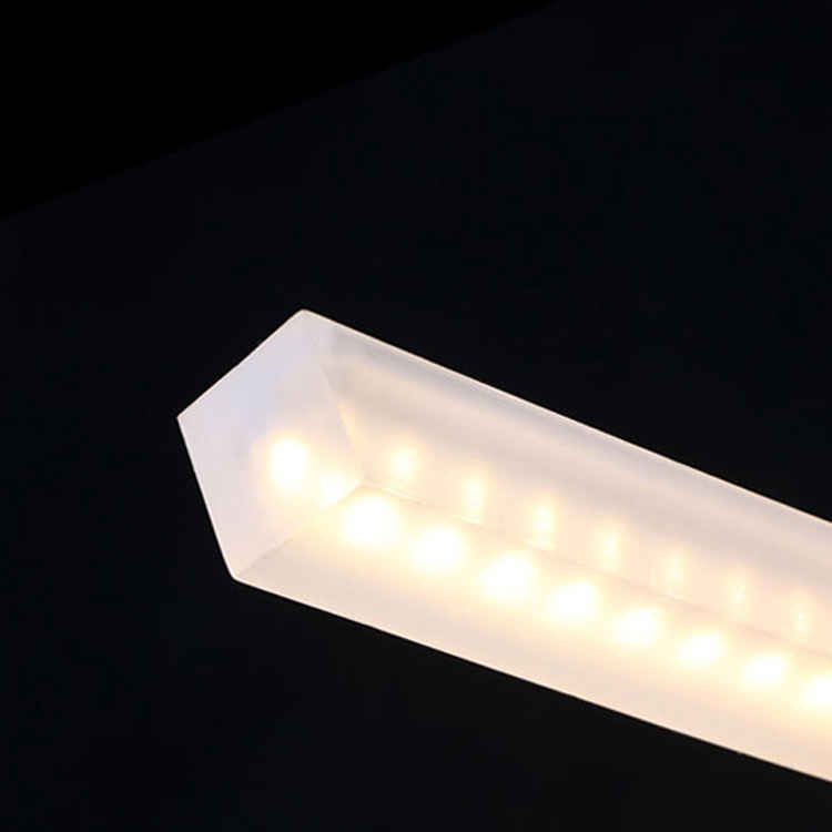 modern led pendant lights 18w 90-265v acrylice stainless steel l80cm dinning study room pendant lamps