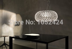 modern pendant light, 1 light, diameter 65cm, acrylic metal plating