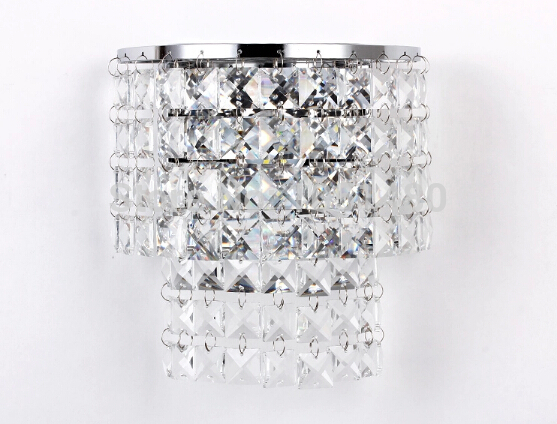 new modern crystal wall lamp led light home lighting dia175*h185mm . fast