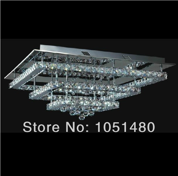 new 2014 modern stainless steel lamps k9 crystal led chandelier light fixture, fashion home decoration crystal lighting
