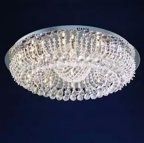 new arrival round modern ceiling chandeliers crystal lighting dia600*h160mm lustres home light