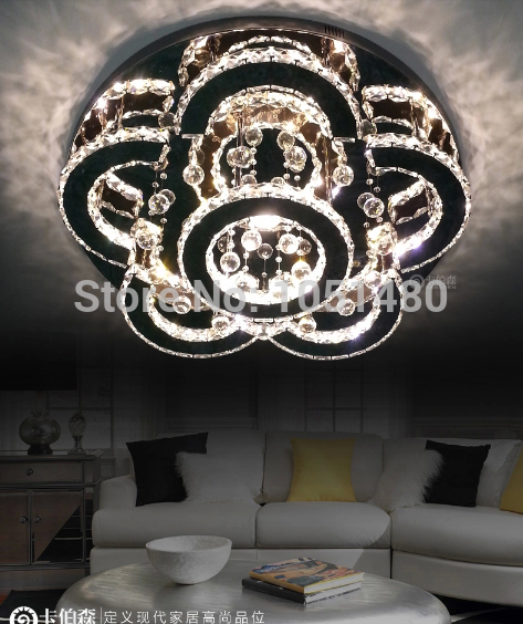 new design ceiling led chandelier crystal lamp home lighting dia60cm