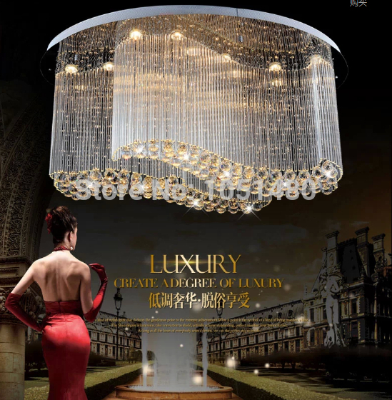 new holiday s oval luxury crystal chandelier modern living room lights l800*w400*h300mm
