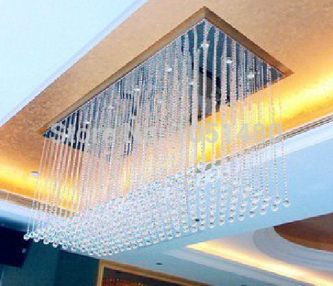 new modern contemporary el lobby crystal chandelier lighting led crystal lamp l120*w60*h50cm