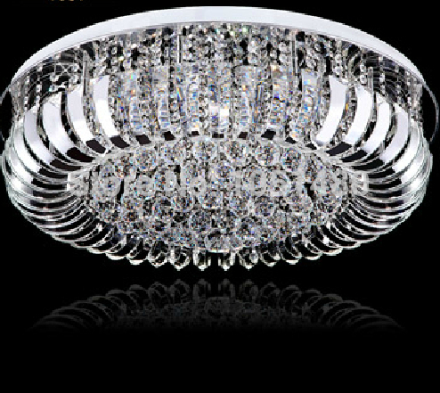 new modern crystal lamp flush mount ceiling lights dia800*h140mm,home lighting fixtures