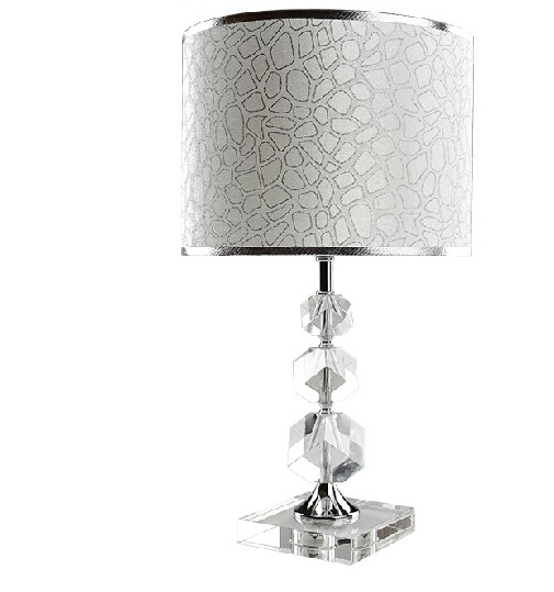 new modern item dia300*h510mm crystal desk lamp home led reading lamp