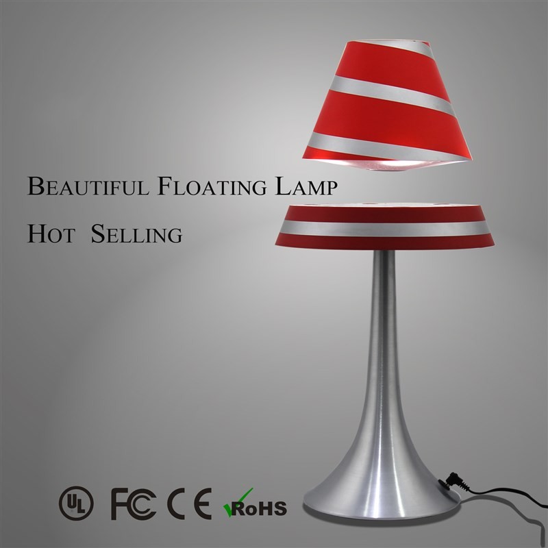 novelty magnetic levitation table lamp electromagnetic inductive floating light 6 leds modern desk lamp