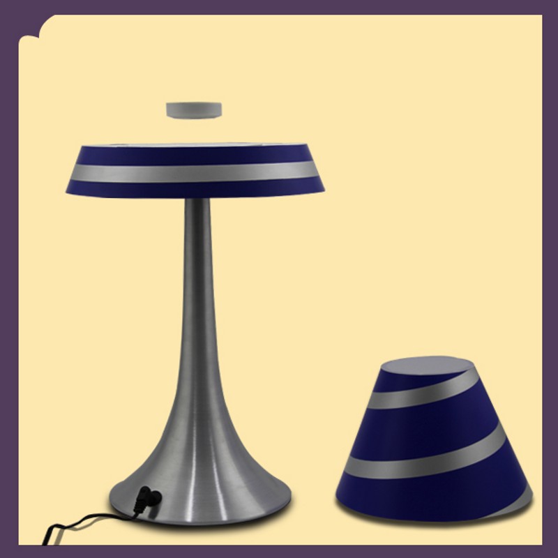 novelty magnetic levitation table lamp electromagnetic inductive floating light 6 leds modern desk lamp