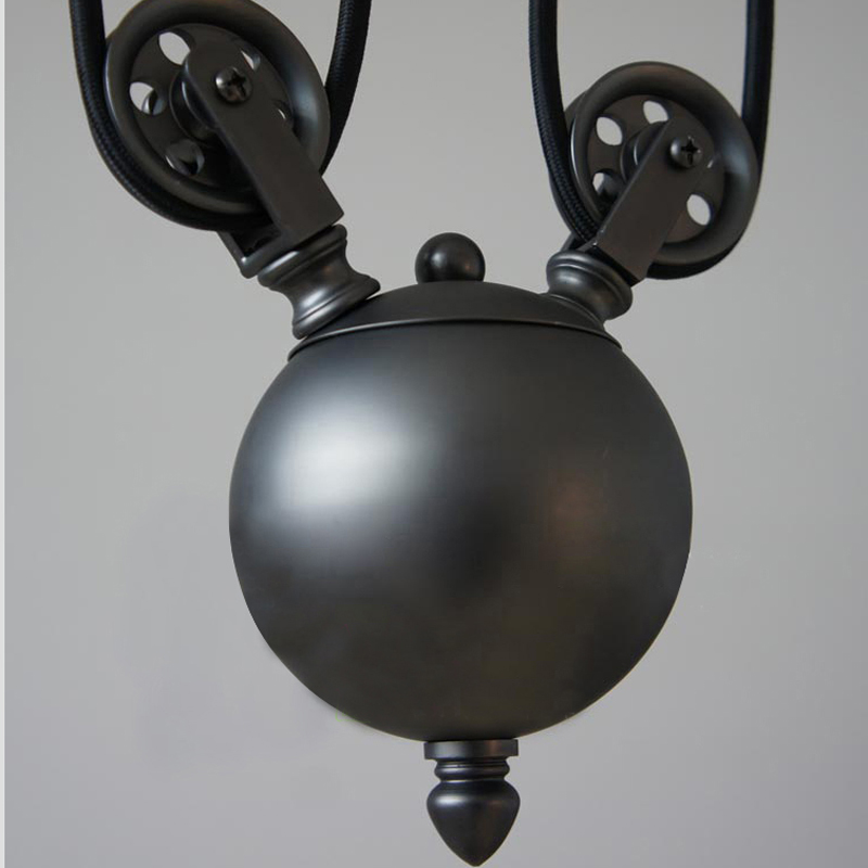 retro rh up and down pendant light led edison bulbs included pendant lamp for dinning room mirror glass metal black e26 e27