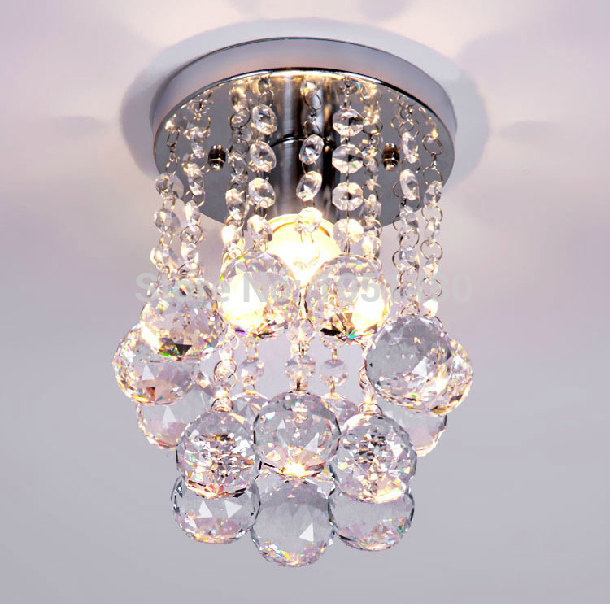 s brief style modern lamp small crystal chandelier hallway light