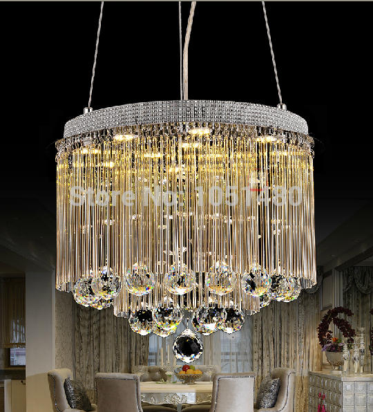s hang wire crystal chandelier light modern lustre led lighting for living room/bedroom /dinning room