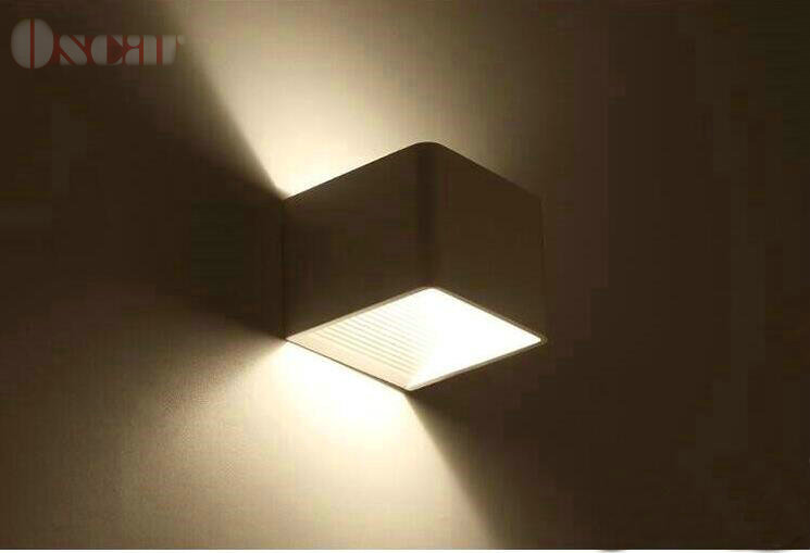 warm white 3w led wall lamp bedside bedroom modern minimalist lamp living room dining hallway backdrop light sconce ac85-220v
