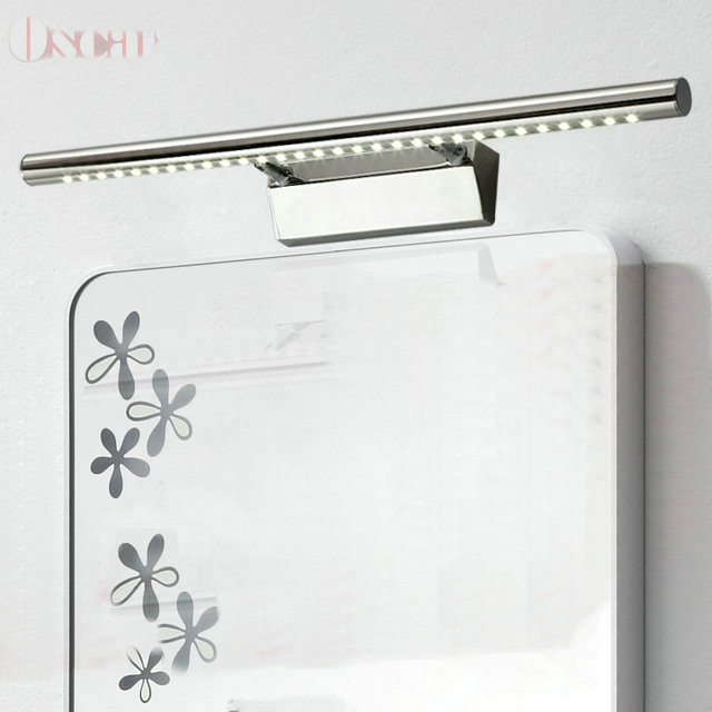 waterproof 550mm 7w cool white light led mirror front lamp mirror light modern minimalist bathroom mirror cabinet wall lamp