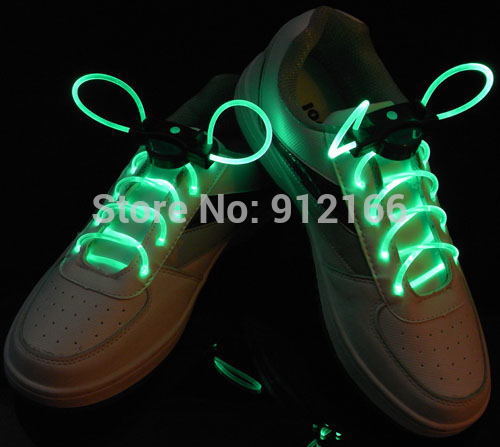 whole 60 pieces /lot brand-new flash shoelaces of led light,luminous shoestring,led bootlace fourth generation