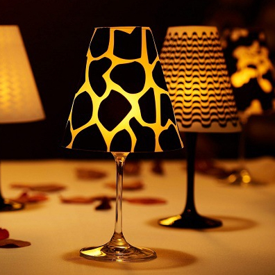 10 sets /lot french abat-jour romantic wine glass lampshades lamp cover table lampf 6 pcs/ set