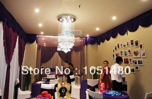 2014 new modern luxury dinning room crystal ceiling lights, modern home decoration lighting dia500*h1000mm