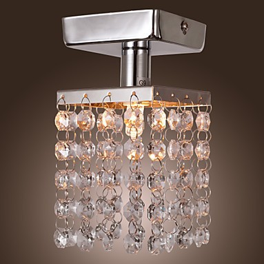 crystal 1*g9 pendant light lamp 110-120v / 220-240v pendant lights kitchen
