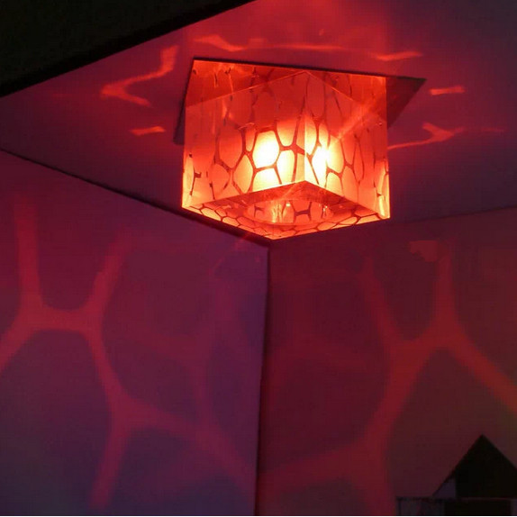 crystal 3w led ceiling light dia 100mm