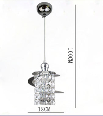 crystal pendant light e27 ac85-265v light pendant