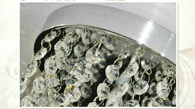 ! droplight ceiling lamp absorb dome light crystal feather chandelier(size:55cm w*85cm h) with best k9 crystal