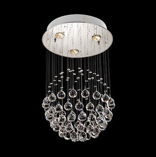 guranteed d300*h500 contemporary crystal chandelier , crystal lighting ,3 lights